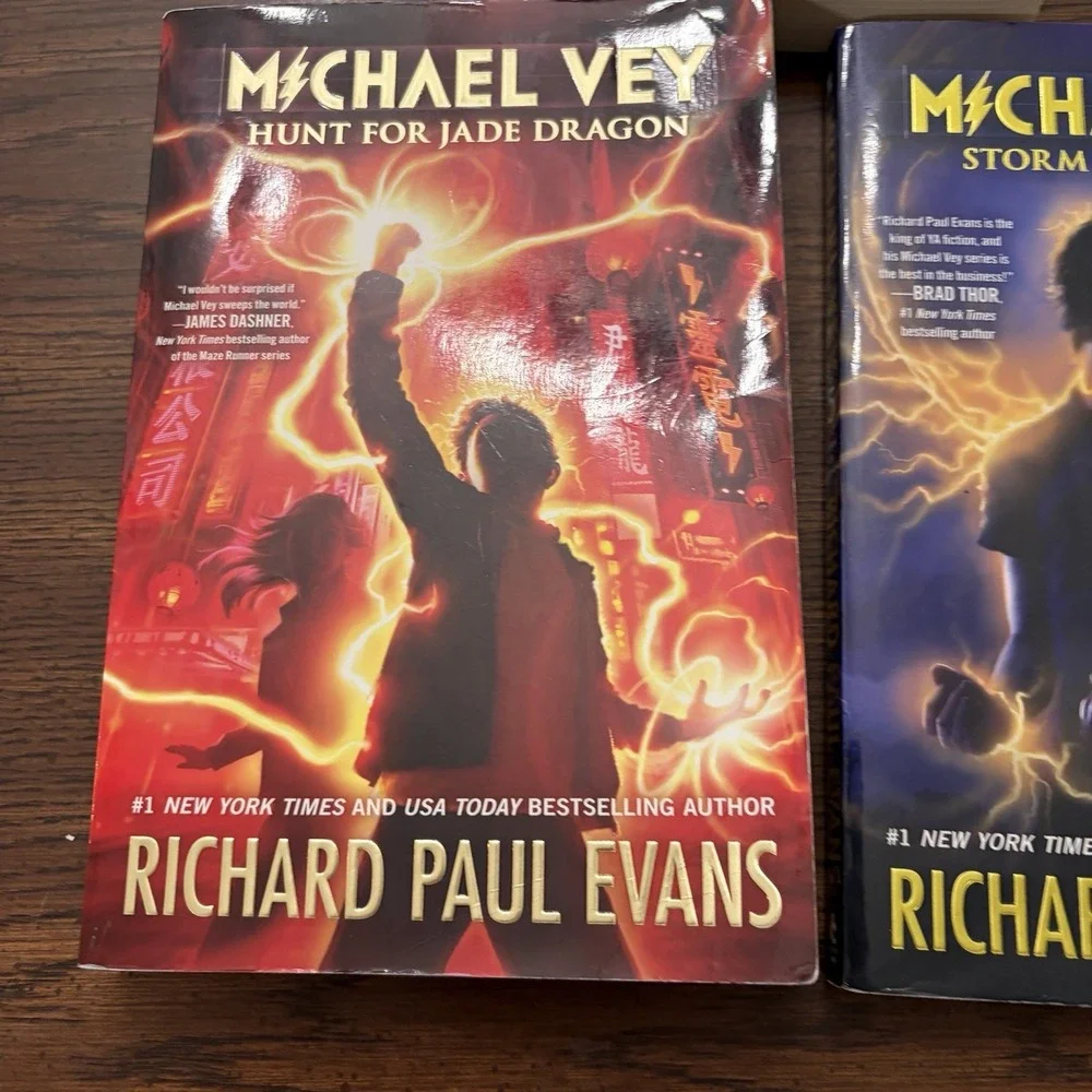 Michael Vey Books Lot Of 3 Richard Paul Evans Books 3-5